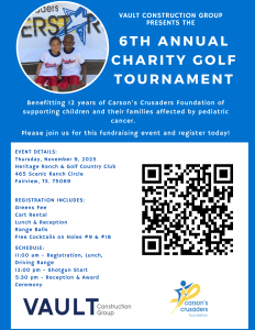 6th Annual Charity Golf Tournament